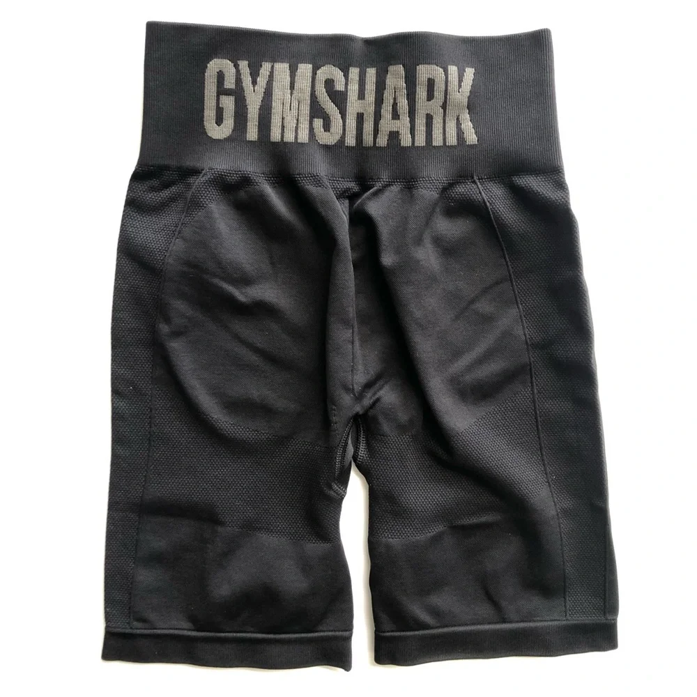 Gymshark L/M Flex Seamless Cycling Shorts & Flex Seamless Strappy Sports Bra Set - Picture 3 of 5